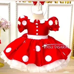 Minnie Mouse Mascot Kids Costume Dress✨